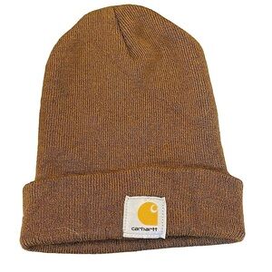 Carhartt Brown Knit Cuffed Beanie A18 Watch Hat OS